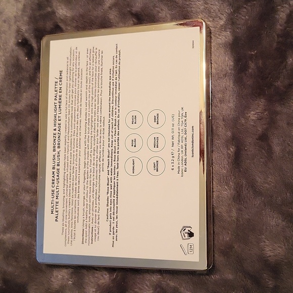 ICONIC LONDON MULTI USE CREAM BLUSH, BRONZE & HIGHLIGHT PALETTE NIB - Picture 11 of 11